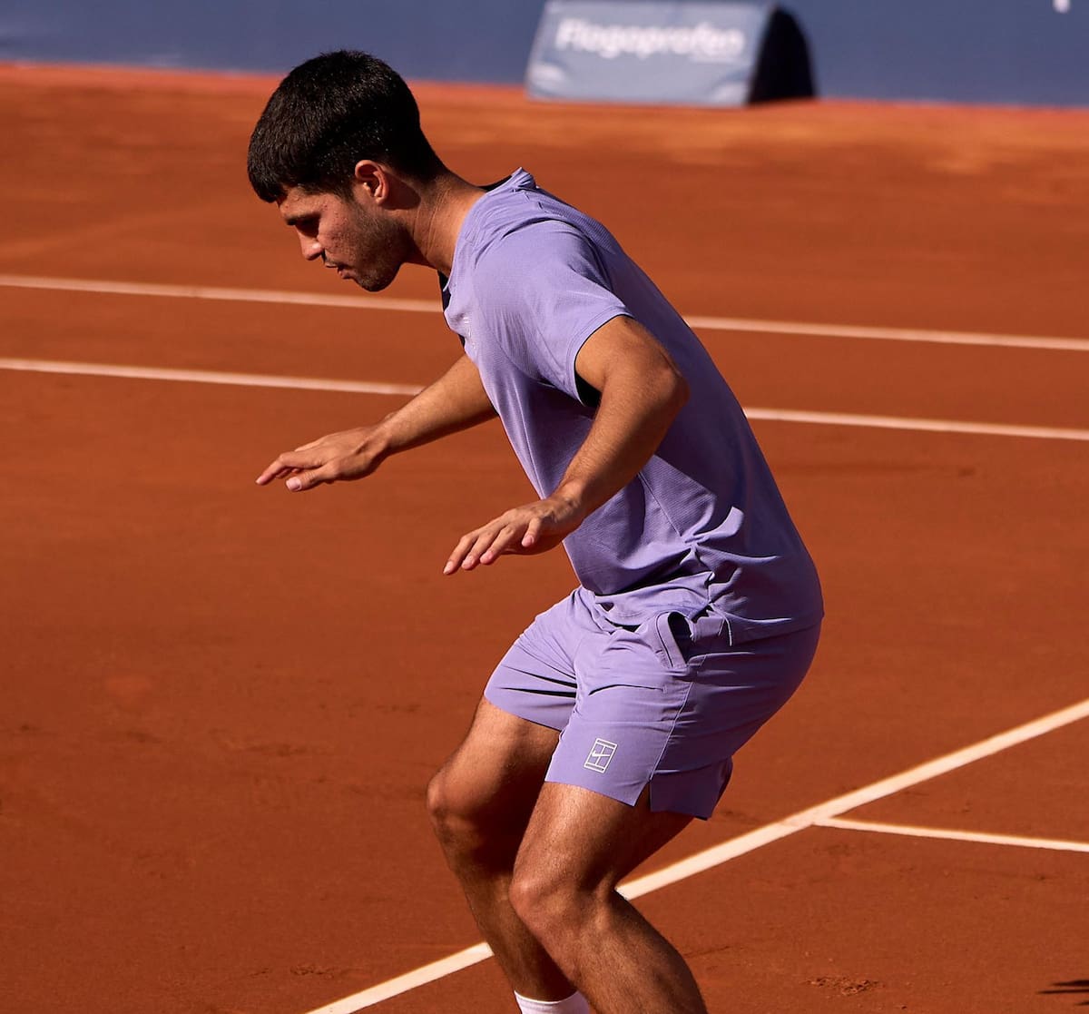 Carlos Alcaraz durante su rueda de prensa en Montecarlo, confirmando su participación en el Barcelona Open Banc Sabadell.